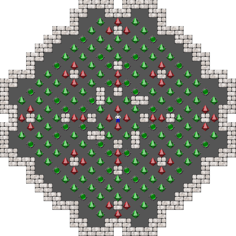 Sokoban Sasquatch 07 Arranged level 120